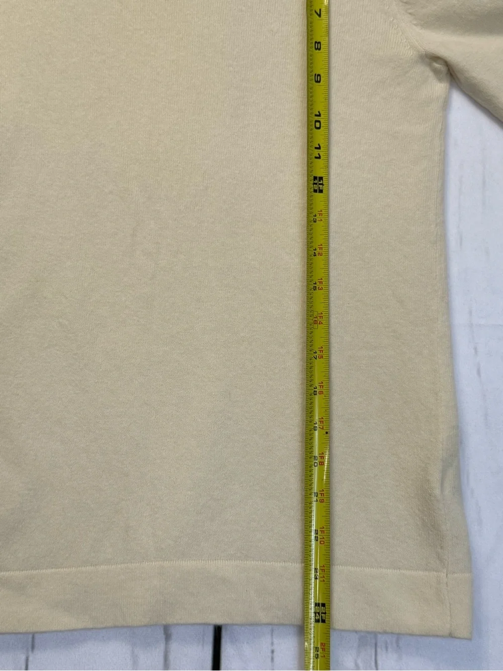 J.Crew Cream Wool Blend Crewneck Sweater Lightweight Preppy XS